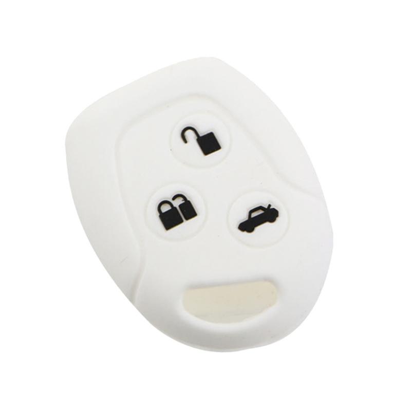 Silicon Car 3 Button Remote Key Case Cover Holder for Ford Focus Mondeo Festiva Fiesta Fusion C-Max S-Max KA Key Protector