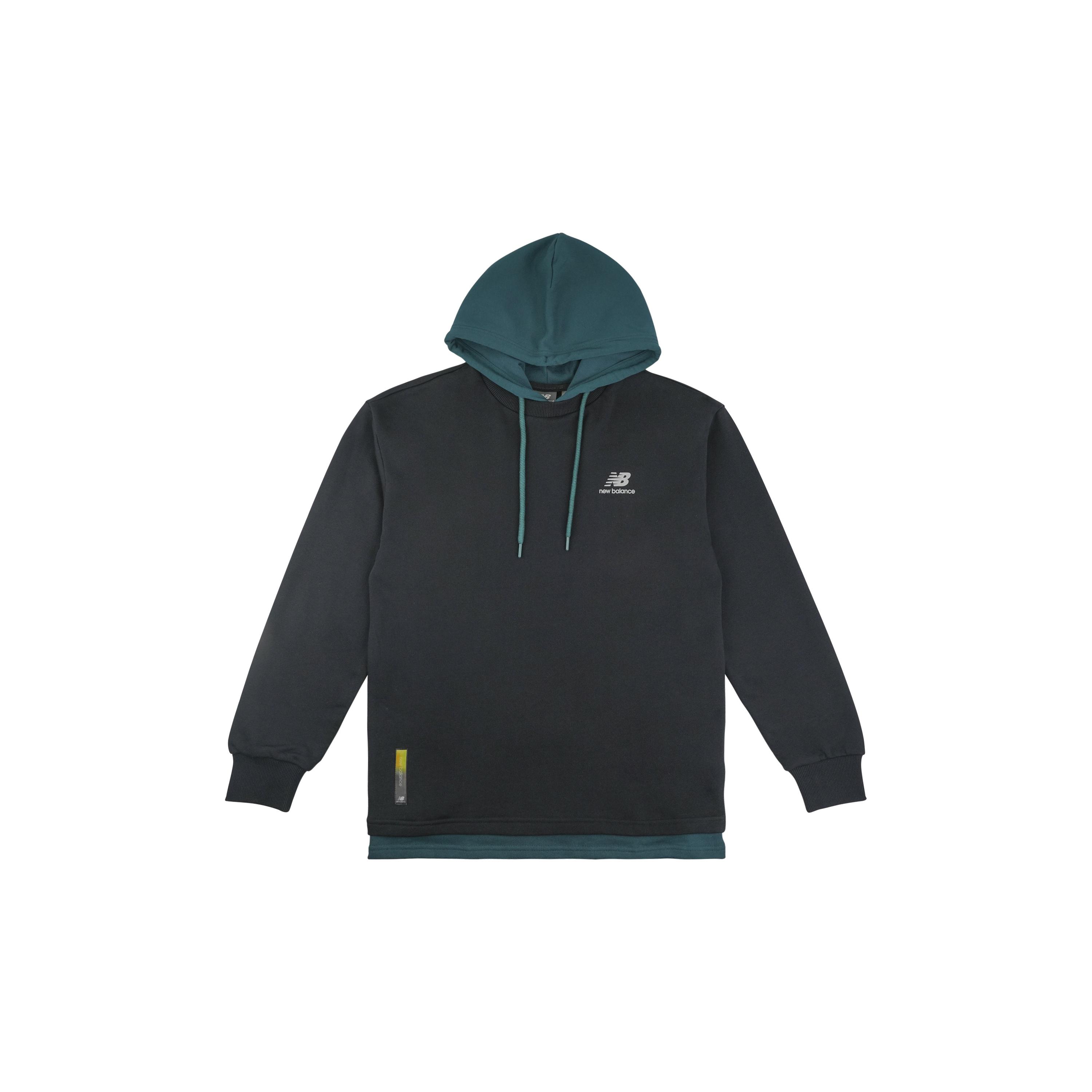 New Balance Splicing Hooded Knit Pullover Casual Sports Black Men s NCA33031-BK L
