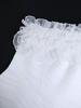 Plus Size White One Shoulder Mermaid Ruffle Evening Gown