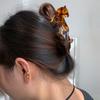 New Fierce Cheetah Hair Claw Cool Tiger Lion Cheetah Leopard Head Crab Animal Hair Clips for Woman Girls Winter Hair Accessorie