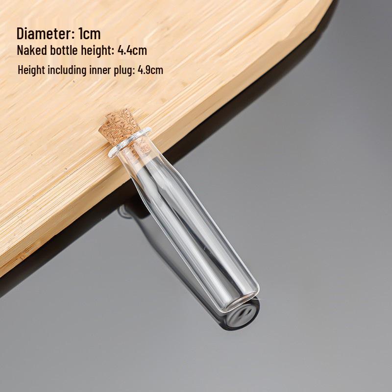 Golden Stars DIY Wishing Bottle - Mini Drift Glass Bottle with Cork Seal