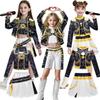 Film K-Pop Rumi Mira Zoey Dämonenjäger Cosplay Kostüm Kinder Mädchen Halloween Bühne 3D Gedruckt Huntrix Goldene Rollenspiel Kleidung