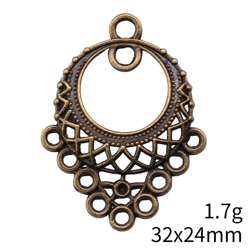 Graduation Accessories Women Round Multi-Hole Earring Connector Accessories Parts Clearance Sale Items Accessories For Girls