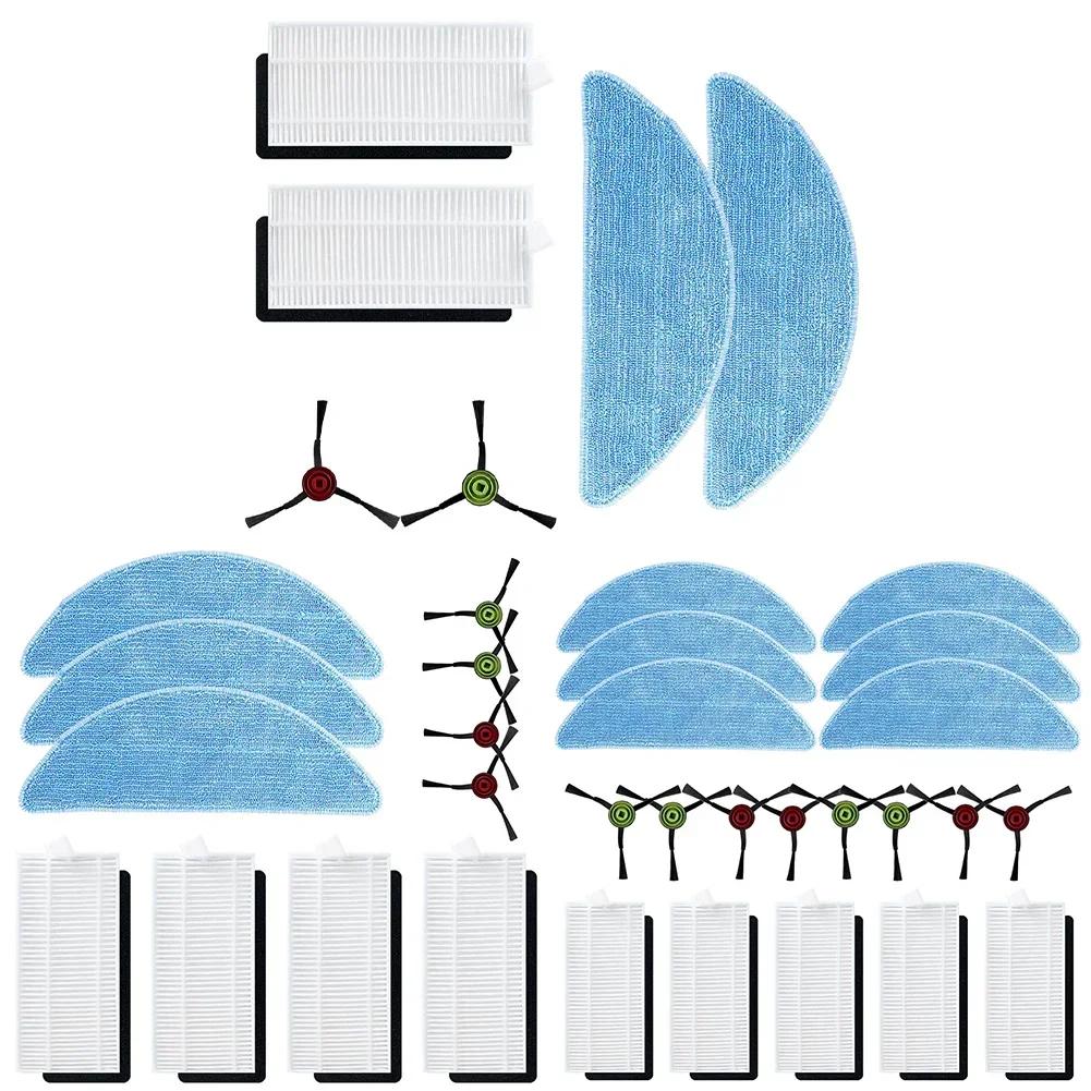 Robotic Vacuum Cleaner Accessories Set Side Brush Filter Mop Cloth Replaces For Conga Eternal Max/pet Series Sweeping Parts