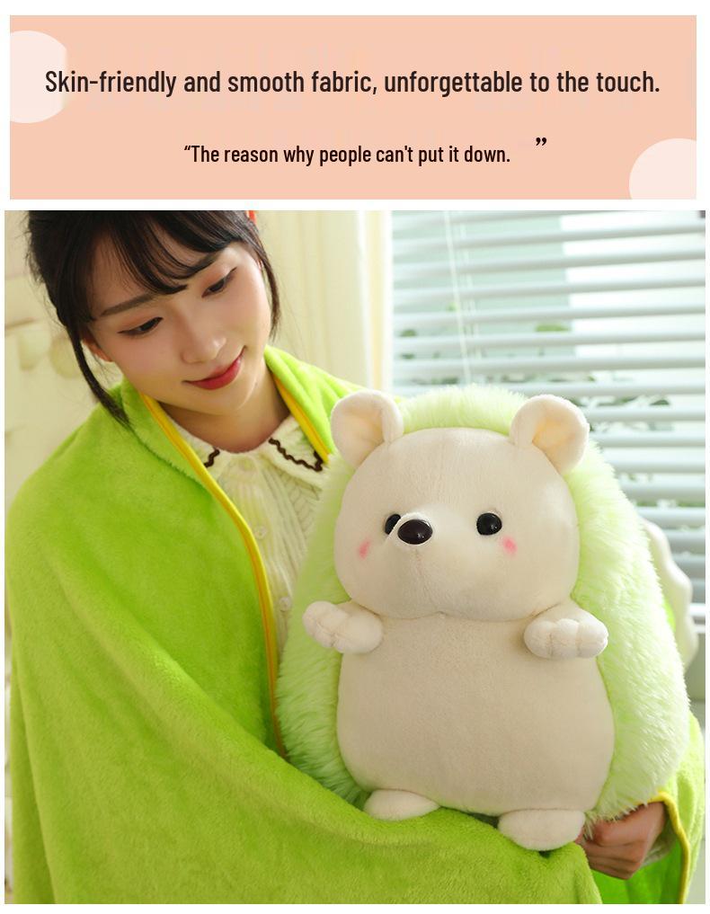 Cute Hedgehog Plush Toy & Soothing Pillow Doll - Perfect Birthday Gift