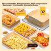 SHUANG YU Biodegradable Disposable Plates, 750ml*20 Pieces, Kraft Paper Plates for Barbecue, Dining, Snacks And Fruits