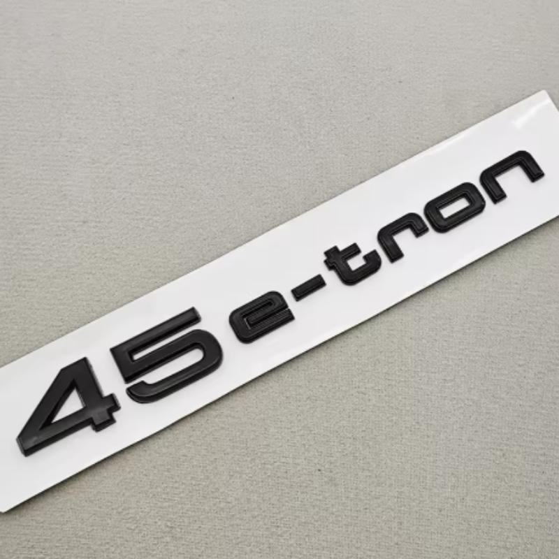 3D ABS Auto Písmena Zadní Znak na Kufr Logo 30 40 45 e-tron Samolepka Znak Pro qwer114 30 40 45 e-tron Q4 Q8 Vnější Doplňky