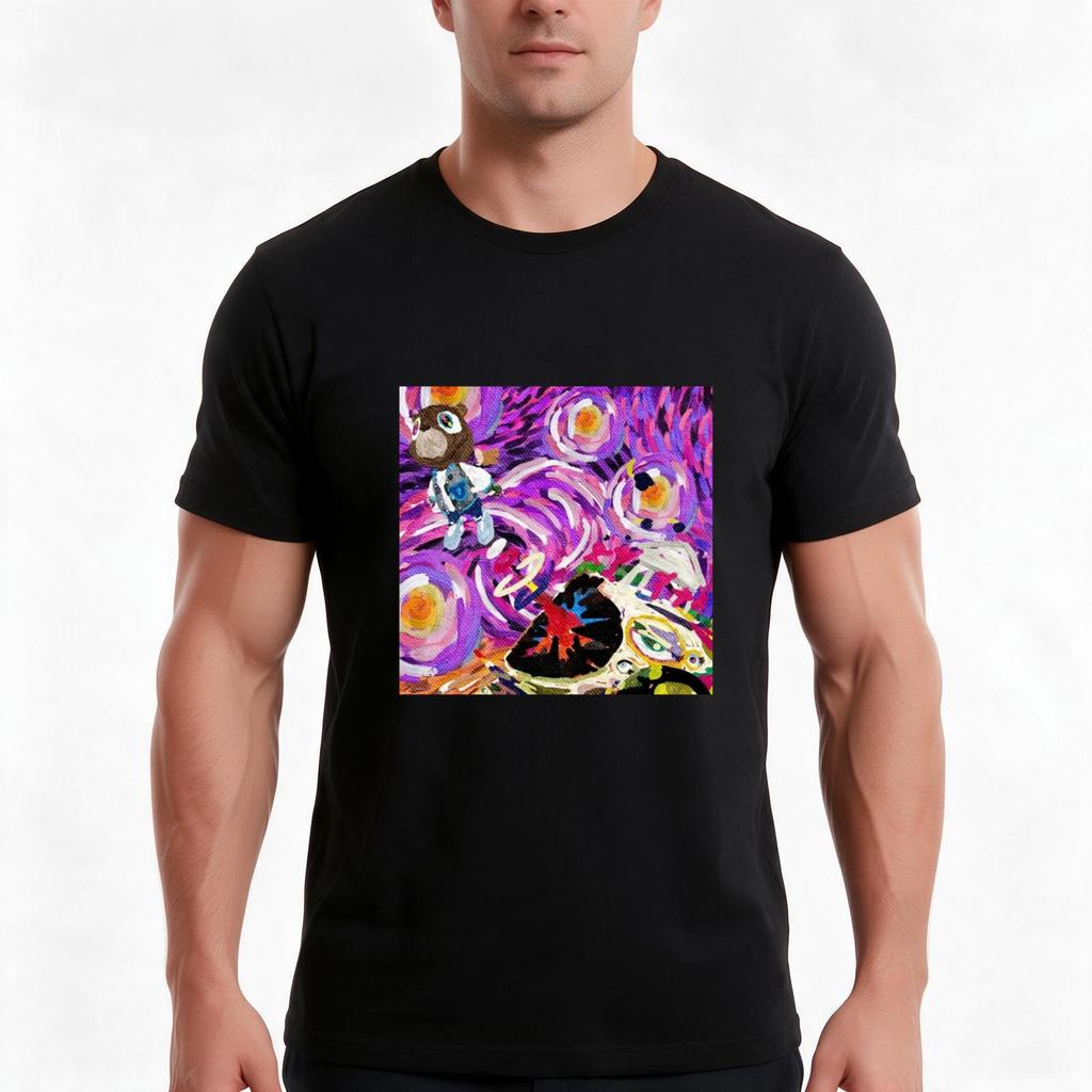 Kanye West Graduation Tshirt Summer Casual Cotton Tee Unisex Unisex Unisex