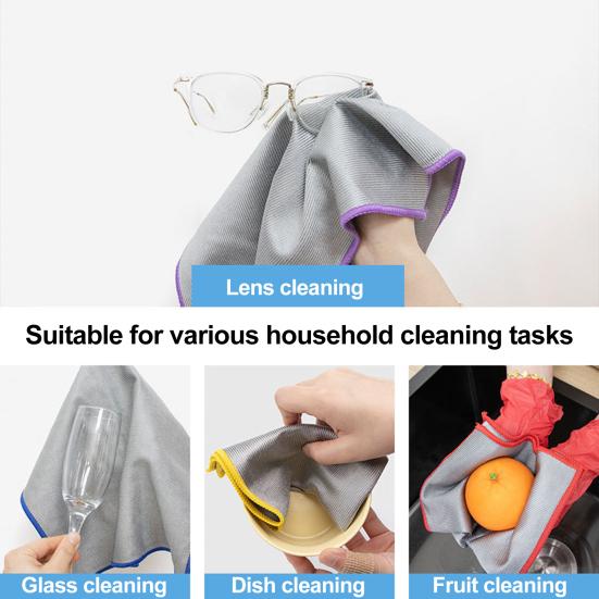 1/3/5/10Pcs Kitchen Rag Kitchen Car Reusable Cleaning Cloth Soft Texture No Lint Multi-Purpose Cleaning