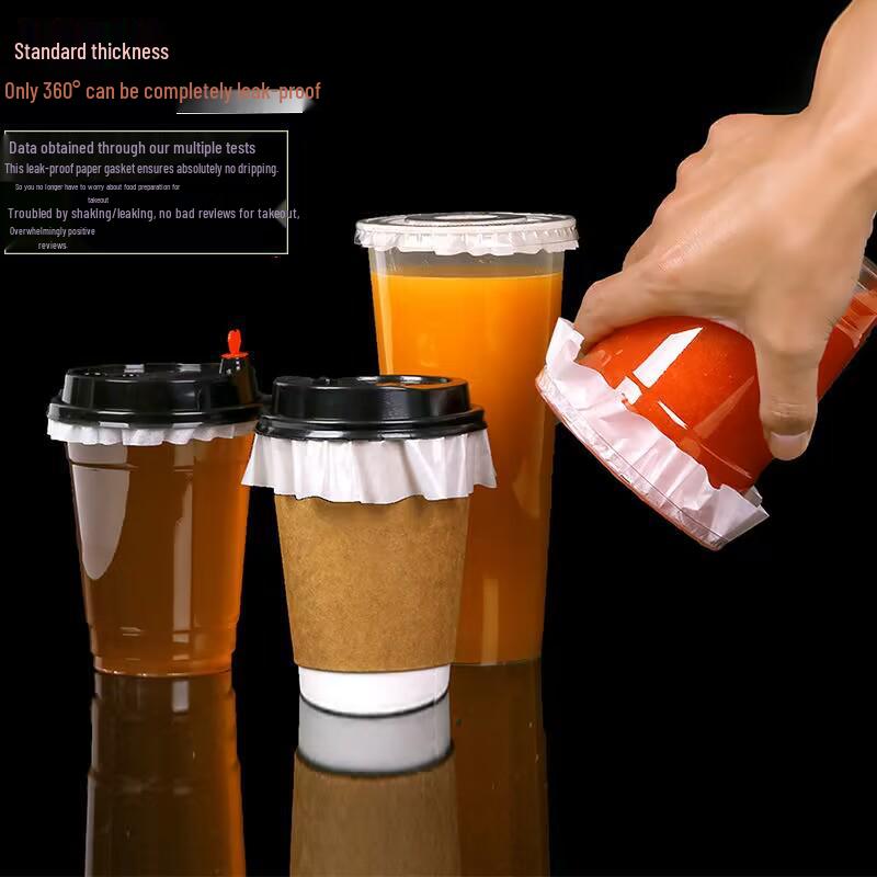 Leak-Proof Disposable Coffee Milk Tea Sealing Film for Takeaway Cups
