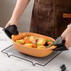 Heat Resistant Silicone Oven Mitts Kitchen Gloves For Microwave Oven Grips Pot Holder Non-Slip Protection Kitchen Accessories Quality
