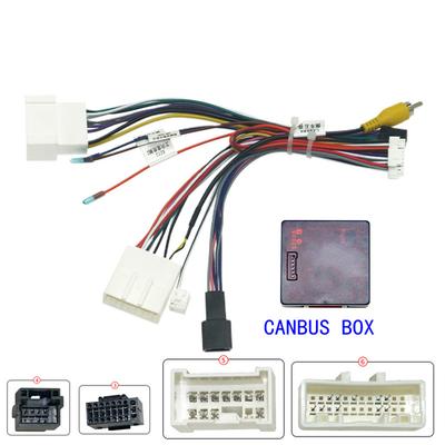 Car Audio Android 16PIN Power Cable Adapter With Canbus Box For Renault Captur Dacia Power Wiring Harness