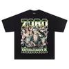 One Piece Roronoa Zoro TShirt Men Women Vintage 100 Cotton Anime Graphic Tee Oversized Streetwear Short Sleeve