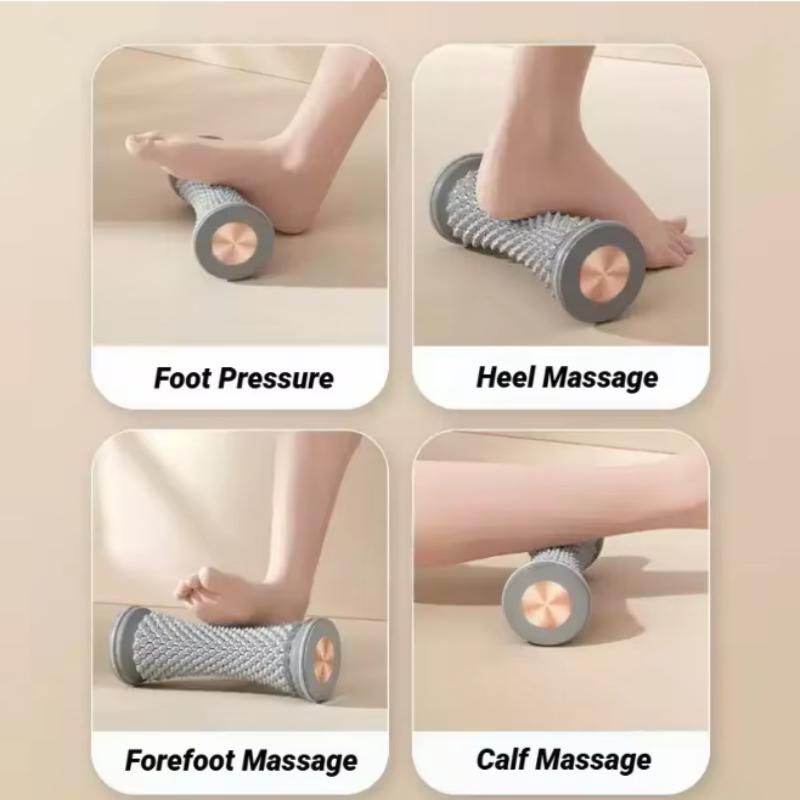 Foot Massage Roller Ergonomic Yoga Plantar Foot Roller Multifunctional Reflexology Foot Massager for Deep Tissue Muscle Massage