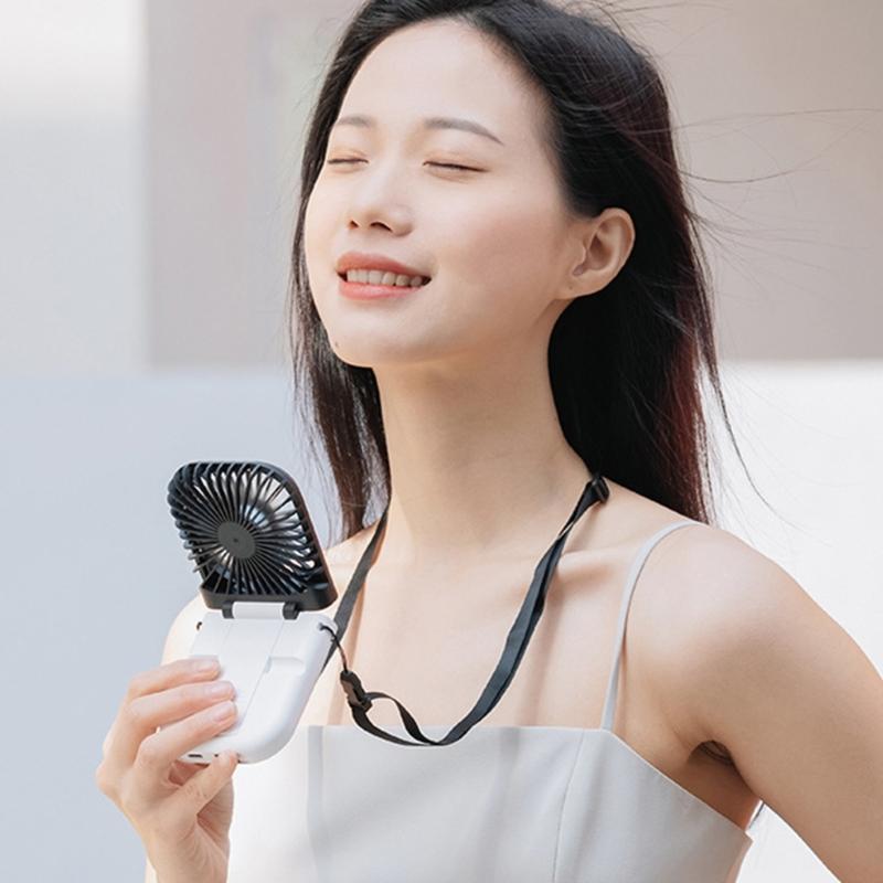 Mini Portable Hand-held Fan Charging Portable Fans Electric Fan Summer Cooling Fans Plastic Material for Outdoor Indoor
