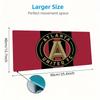 Atlanta United FC Druck Kissen Rutschfest Laptop Tablet Großes Mauspadd XXL Matte Mini-PC Spielmatte Mit Verriegeltem Rand