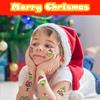 Christmas Stickers Cute Cartoon Holiday Party Temporary Stickers
