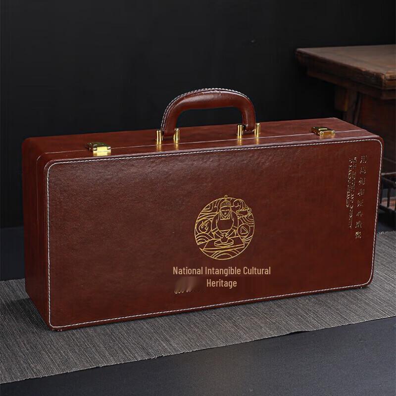 Tuopai 10-Piece Glossy Mutton Fat Jade Porcelain Tea Set