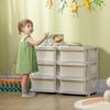 Storage Box for Children, Children's Storage Box, 3 Drawers, White