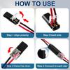 Terminals for wires 25 pairs / connecting terminal for wires 50 pcs D2