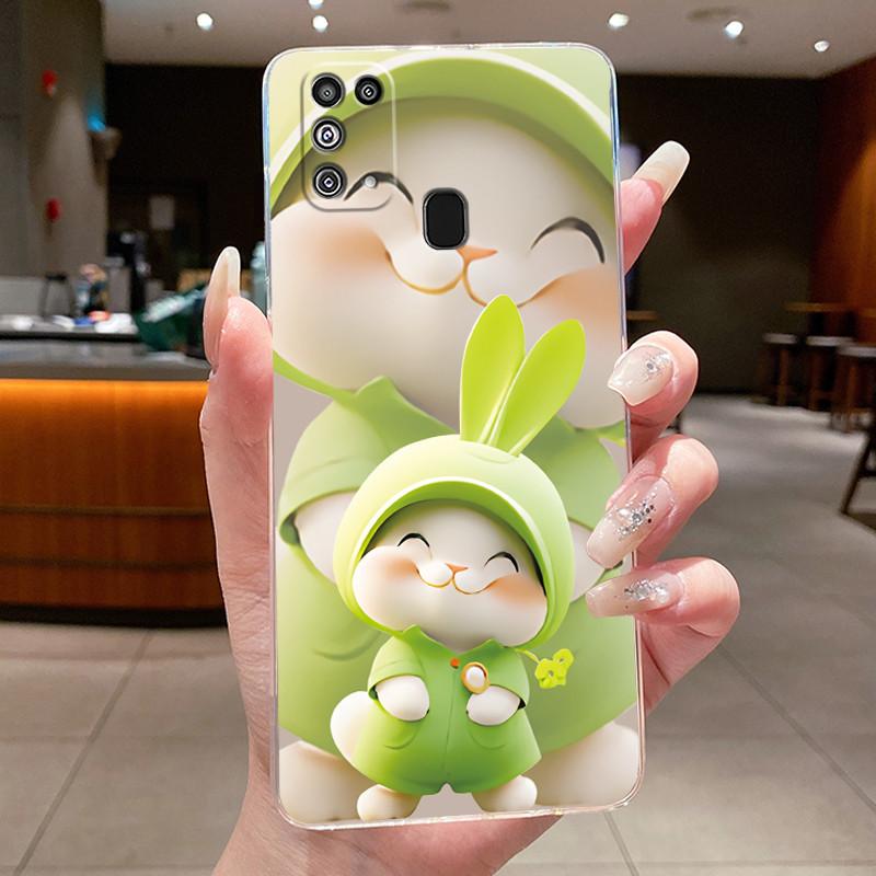 Case For Samsung M31 M21s M21 M30s Luxury Dragon Cute Cool Boys Girls Soft silicone Phone Case Back Cover Transparent TPU Shell
