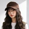 Versatile baseball cap Women's wide-brimmed soft-top cap Small sunscreen visor