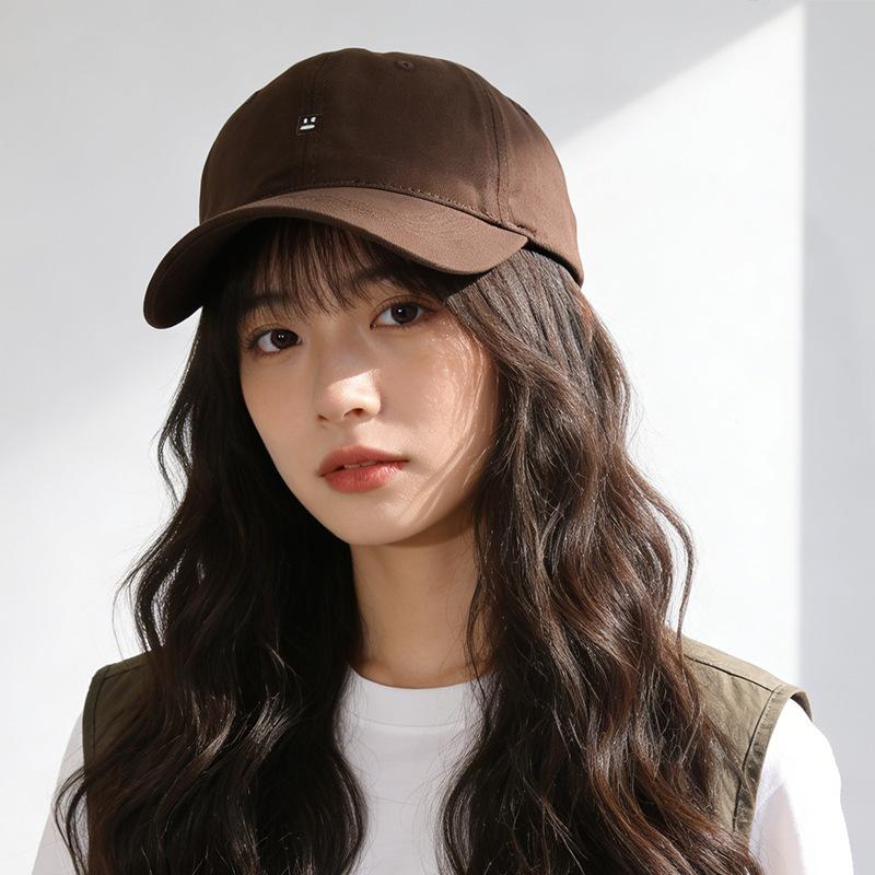 Versatile baseball cap Women's wide-brimmed soft-top cap Small sunscreen visor