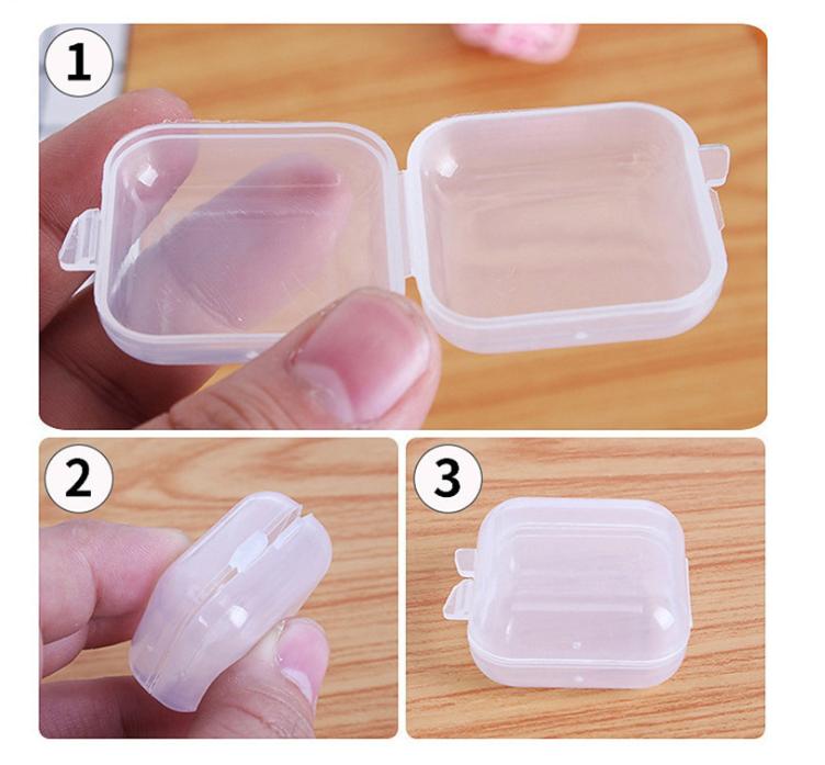 Cutie de depozitare bijuterii, Cutie de depozitare multifuncțională, Cutie de depozitare portabilă pentru inele, cercei, coliere