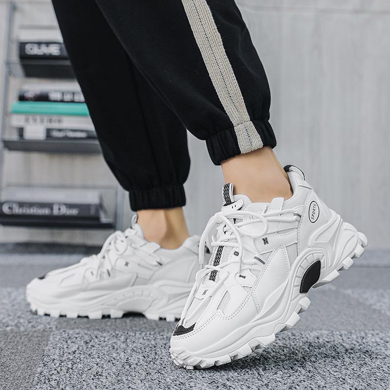 Мужские кроссовки дышащие кроссовки 2023 мужские удобные черные повседневные кроссовки — фото 8