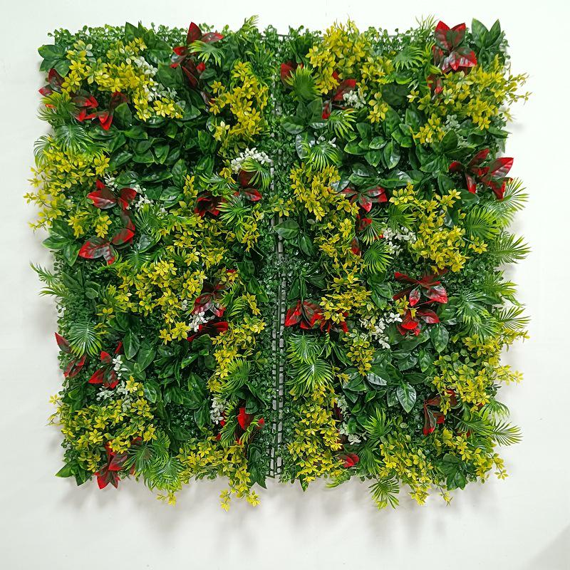 Simulation Green Plant Wall Decor - Indoor Artificial Turf Background Hanging