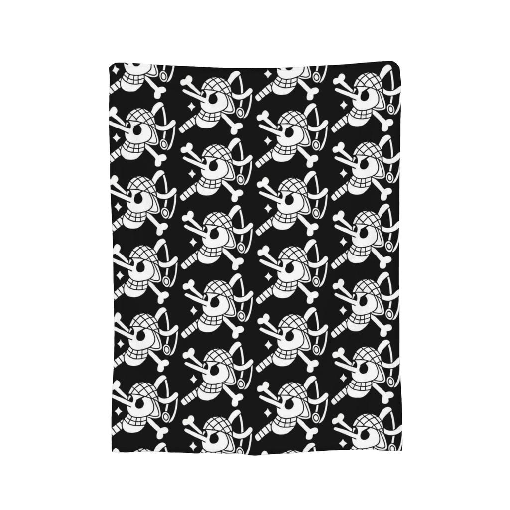 Fire Fist Ace Monkey D Luffy Blankets Flannel All Season Breathable Soft Throw Blanket for Sofa Outdoor Bedspreads