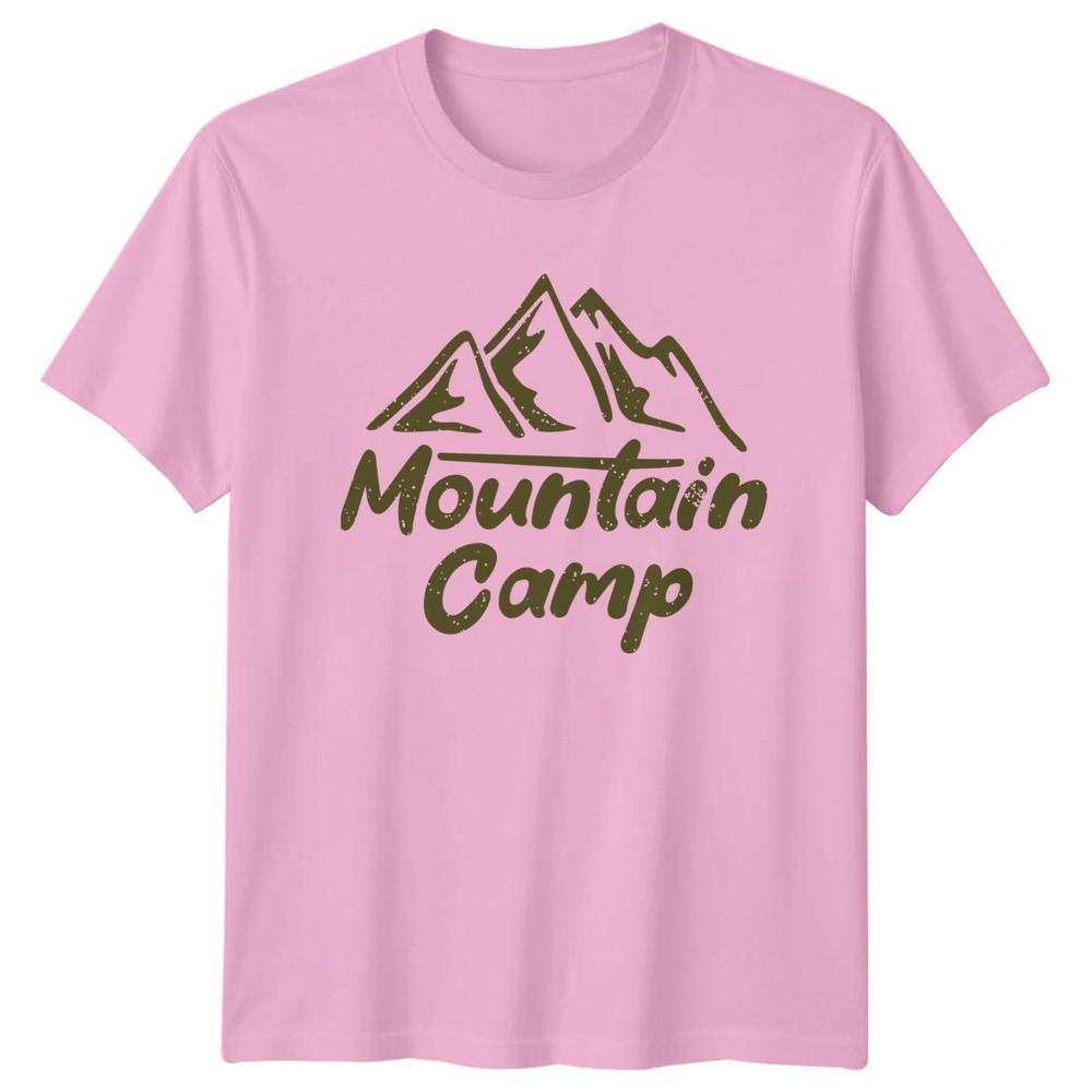 Mountain Camp TShirt Mountain Camping Outdoors Hiking Gift For Him And Her