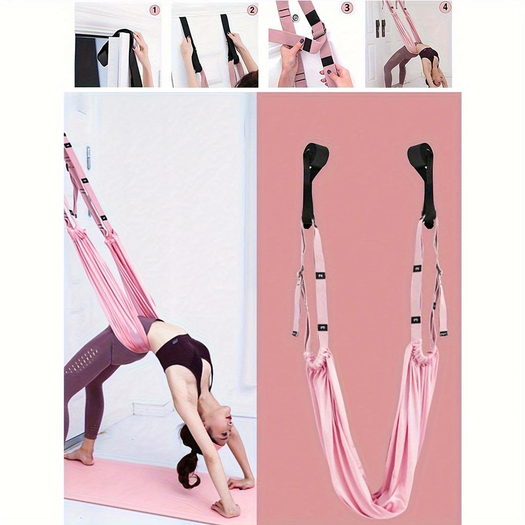 Aerial Yoga Strap for Door Home Fitness Stretching Band for Backbend and Split Training