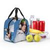 B-Billie-Girl E-eilish American Singer Insulated Lunch Bags Storage Food Box Portable Thermal Cooler Lunch Boxes For Work