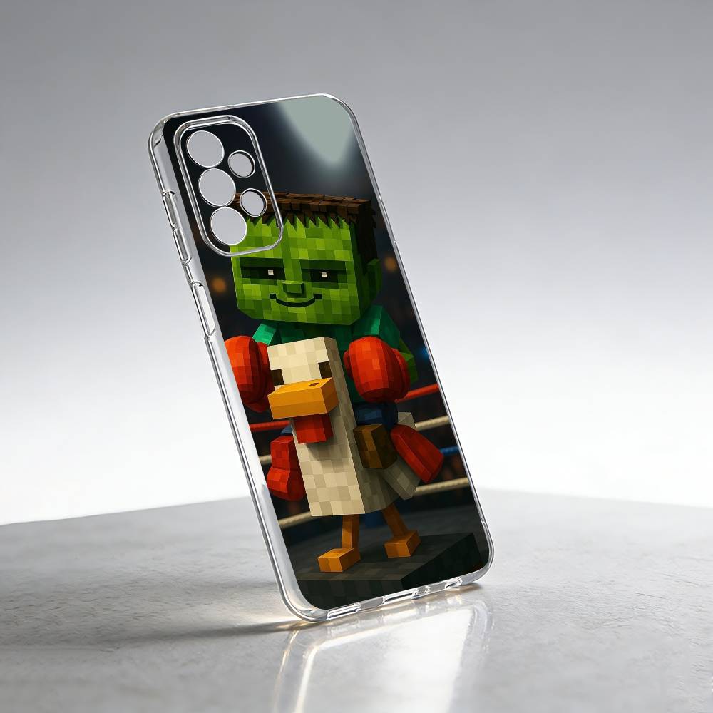G-Green P-Pixel M-Monster Creeper Phone Case Transparent Silicone Soft For Samsung S25,S24,S21,S22,S23,S30,Ultra,S20,Plus,Fe Samsung S10