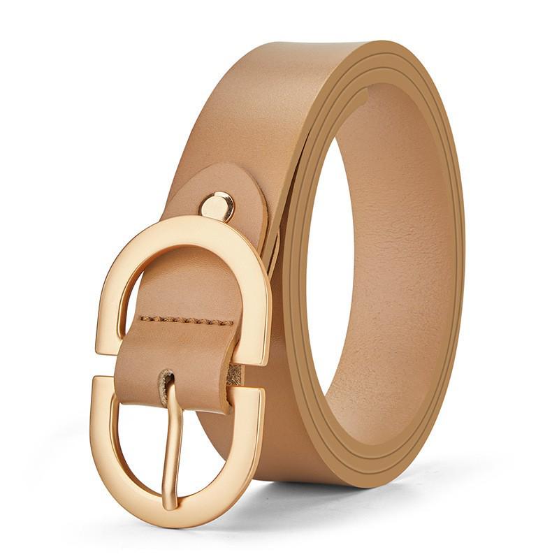 King Paul Damengürtel aus zweilagigem Rindsleder mit Dornschließe