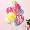 10Pcs/Set 12-inch Latex Balloon Agate Pattern Anti-burst Thicker Festival Props Birthday Party Home Ornament Balloon Party Accessories