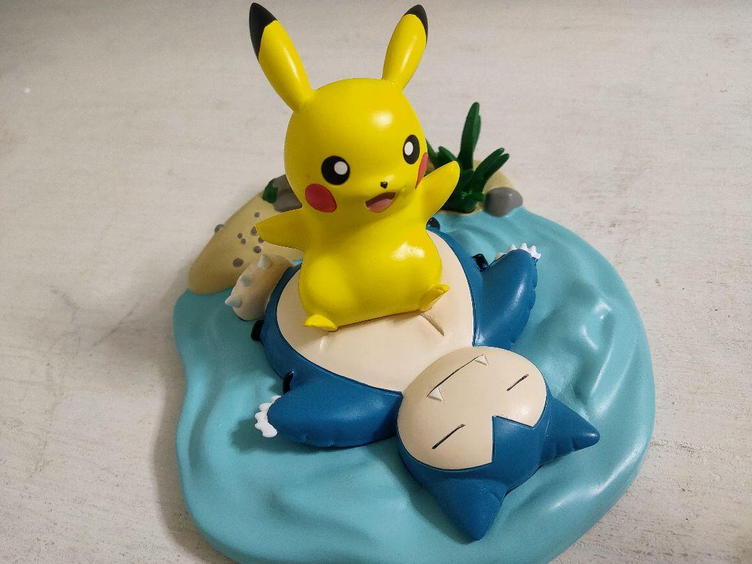 

[USED] Comes with box! Pokemon Pikachu and Snorlax figures, exclusive to overseas Pokemon Centers