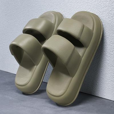 Mode Nieuwe Heren EVA Slippers Antislip Hoogelastisch in-outdoor Heren Pantoffel Zacht Comfort Licht Heren Sandaal Pantoffel Strand Schoenen voor Heren