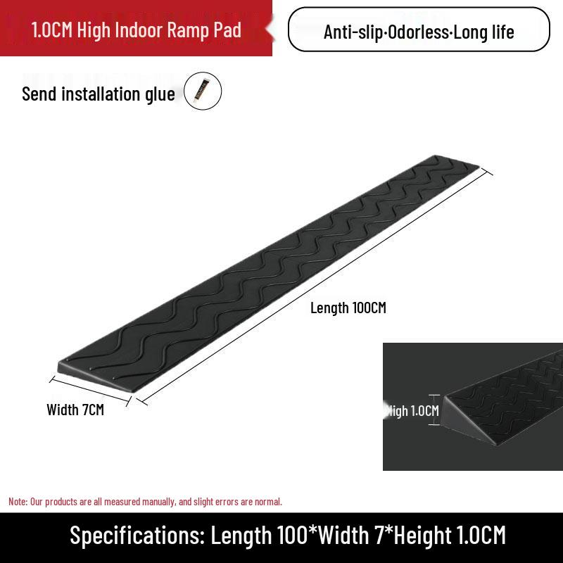 Threshold Uphill Ramp Mat for Indoor Sweeping Robots
