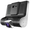 HD Car DVR 2/3 Camera Lens 4.0 Inch Rearview Mirror Dash Cam Camera Video Recorder Stream Media Player
