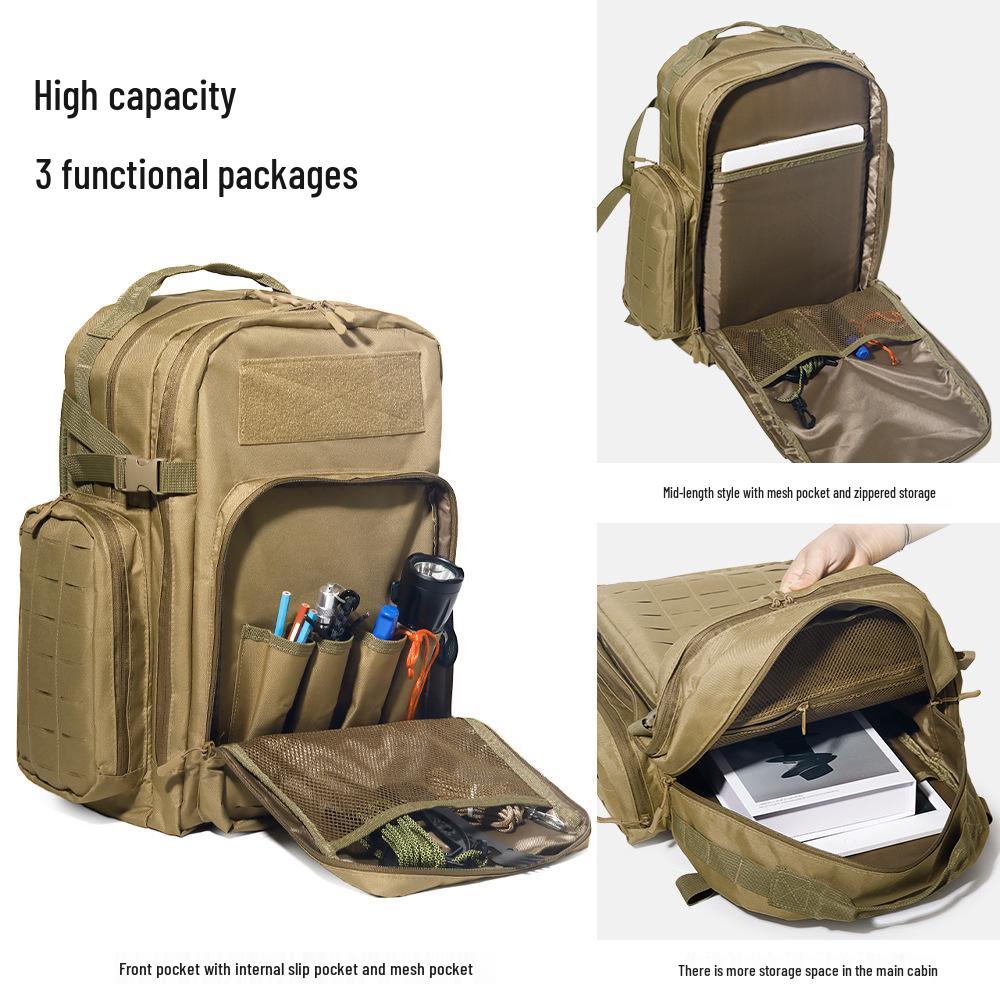 Multi-Functional Tactical Backpack: Outdoor Mountaineering, Cycling, Camping Bag
