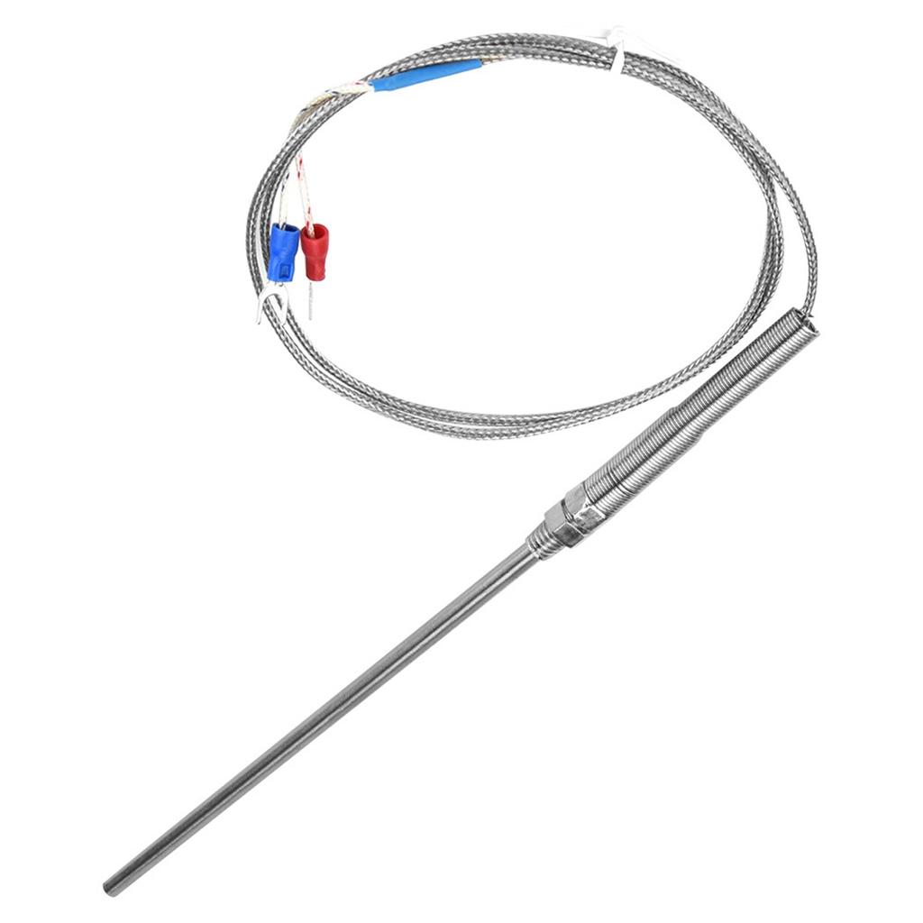 M8 Thread Type K Thermocouple 150mm Probe Temperature Sensor Wire 0-400 celsius (1 m)