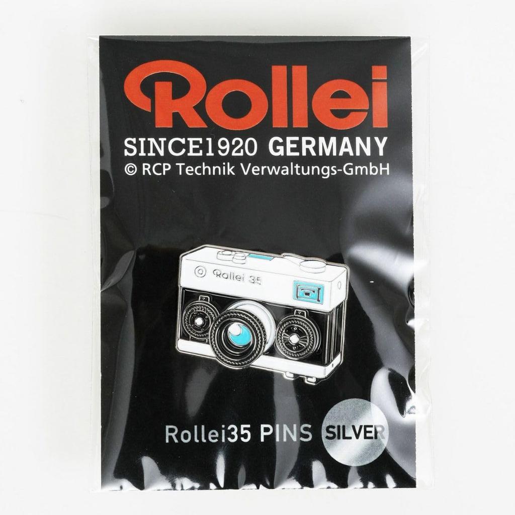 ROLLEI RL-032-SI 35 Camera Pin Badge with Camera Motif, 109451