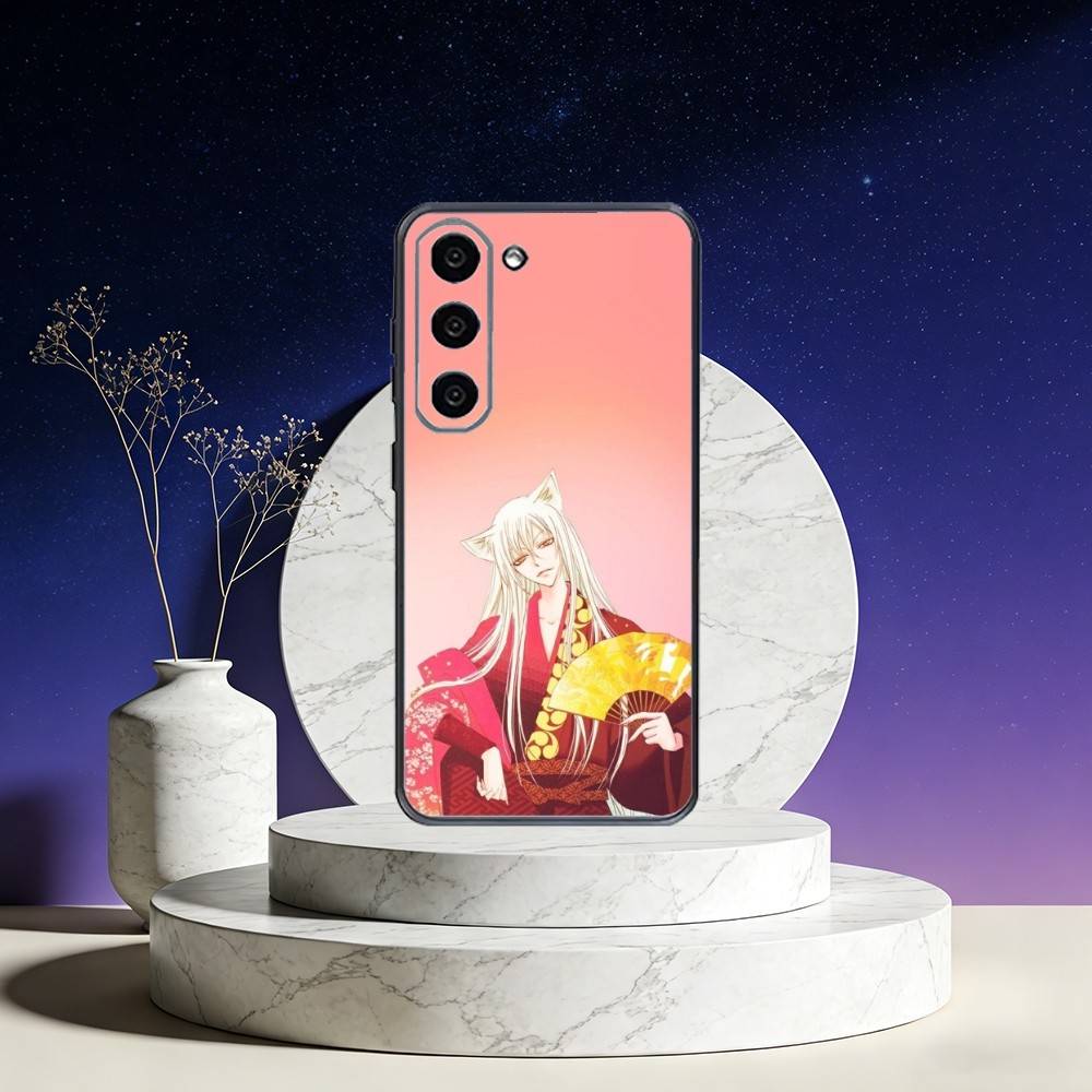 T-Tomoe K-Kamisama Anime Phone Case For Samsung Galaxy A73,A72,A71,A70,A53,A52,A51,Others Soft Black Cover