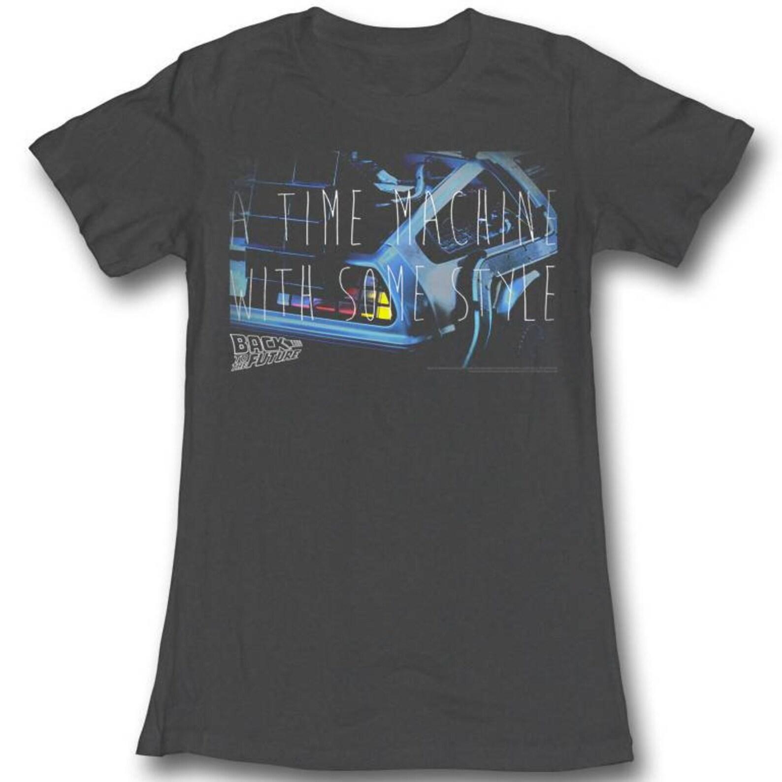 Back to the Future Some Serious Style Black Junior Women s T-Shirt S