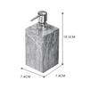 Marble Texture Soap Dispenser Shower Dispenser Resin Liquid Hand Soap Dispenser for Home Countertop Kitchen Laundry Room Hotel