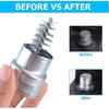 Mandark 2PCS Car Battery Terminal Cleaning Brush, Metal Vehicle Battery Post Cleaner Bristle Tool, Derusting Auto Battery Washer Brush Accessories,