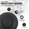 Black Rubber Sink Stopper: Ideal for InSinkErator STPPL Garbage Disposal