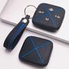 Silicone Smart Key Cover for Zeekr Zeekr 001 Zeekr 009 Zeekr X Zeekr 007 with Keychain Honeycomb Texture Non Slip Grip Remote Key Case Protector